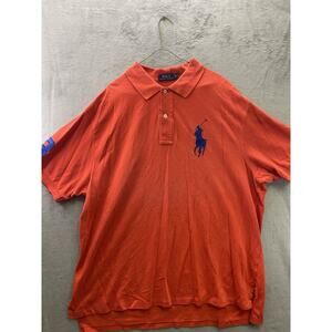 Polo Ralph Lauren Short Sleeve Red Polo Shirt Big Pony #3 Size 2XB Big 2X